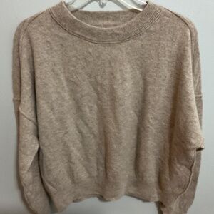 Women’s Wool/Cashmere/Modal Blend Crewneck Pullover Sweater, XL